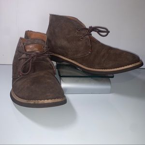 Tommy Hilfiger Men's Brown Taupe Round Toe Shoes